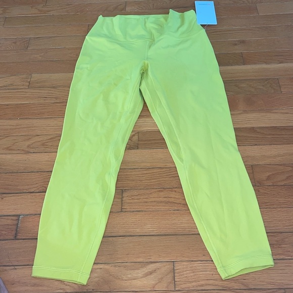 Lululemon Align High-Rise Pant 25" in Yellow Serpentine - Picture 2 of 5